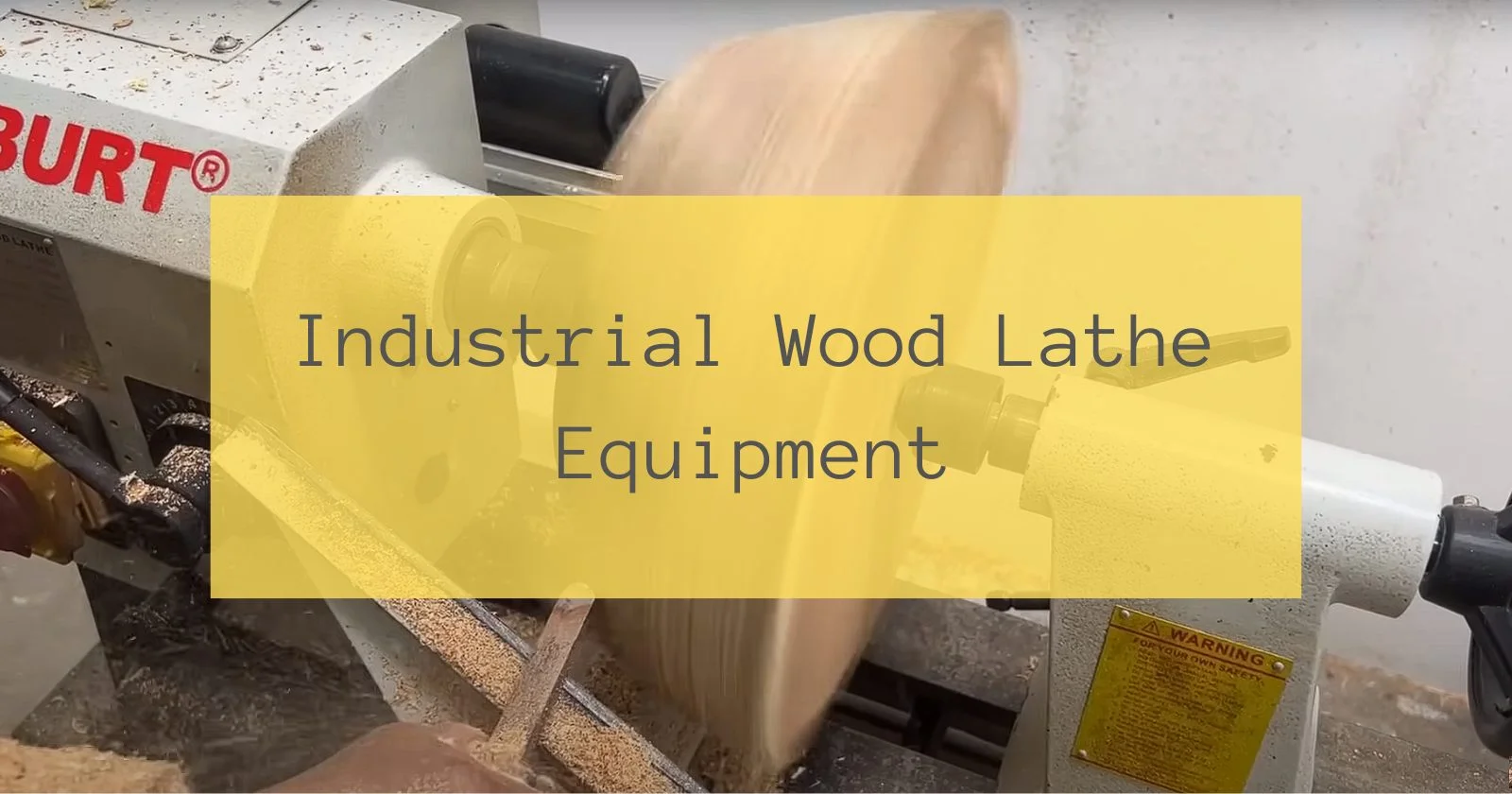 Industrial Wood Lathe Equipment