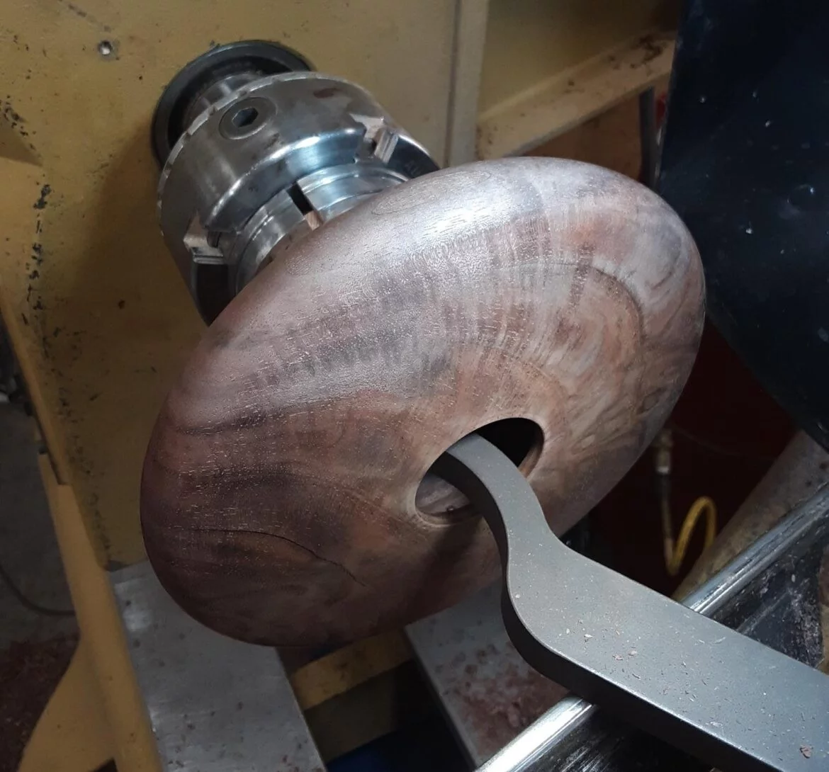 Hollow Form Metal Turning