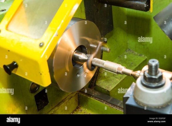Metal Turning a Plate