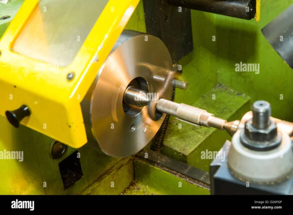 Metal Turning a Plate