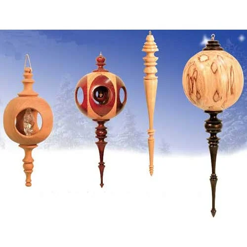 Turning Christmas Ornaments